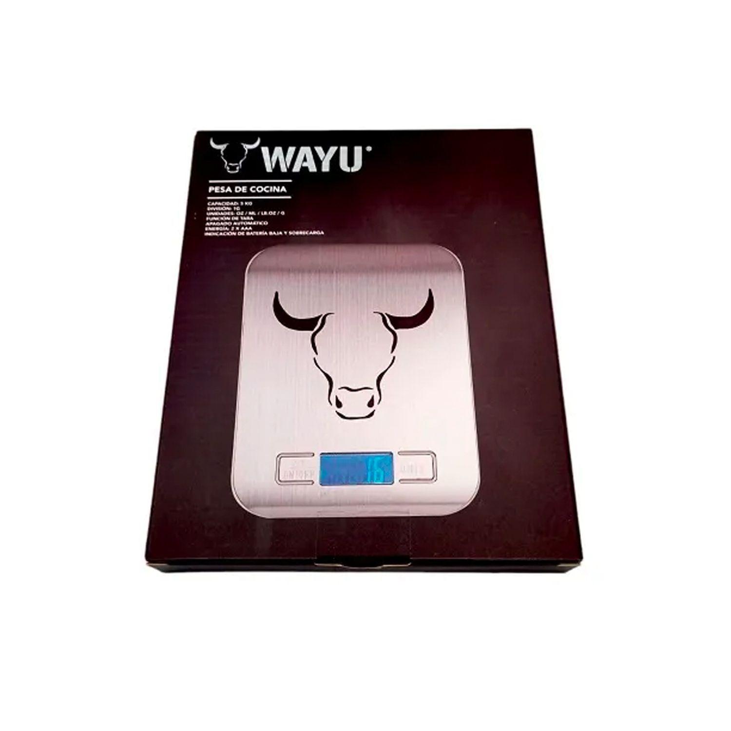 Balanza Digital de Cocina Metálica - Wayu-2