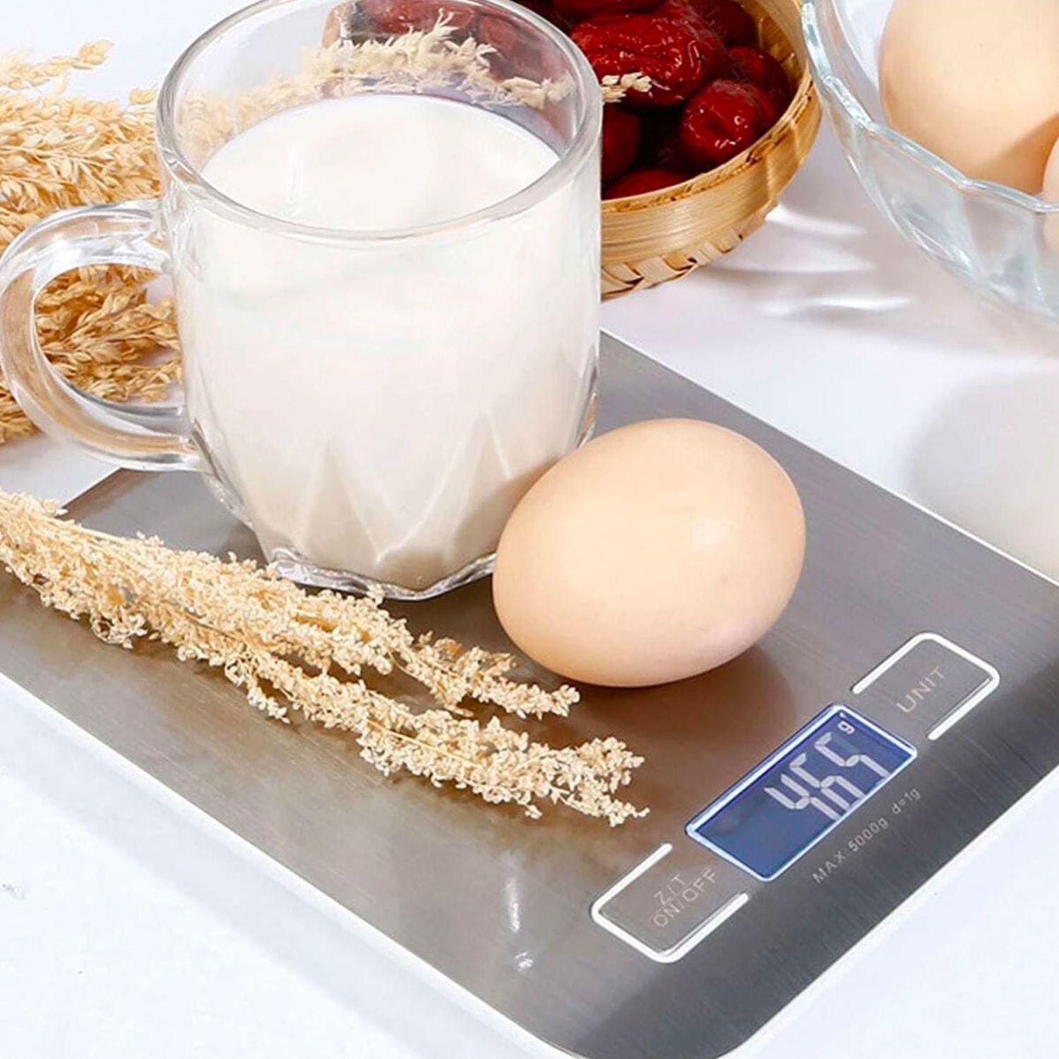 Balanza Digital de Cocina Metálica - Wayu-4