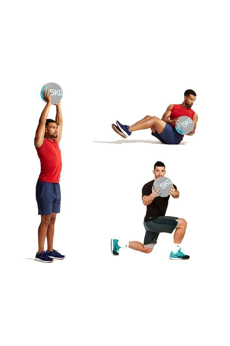 Balón Medicinal 5 Kg Ejercicios Negro-1