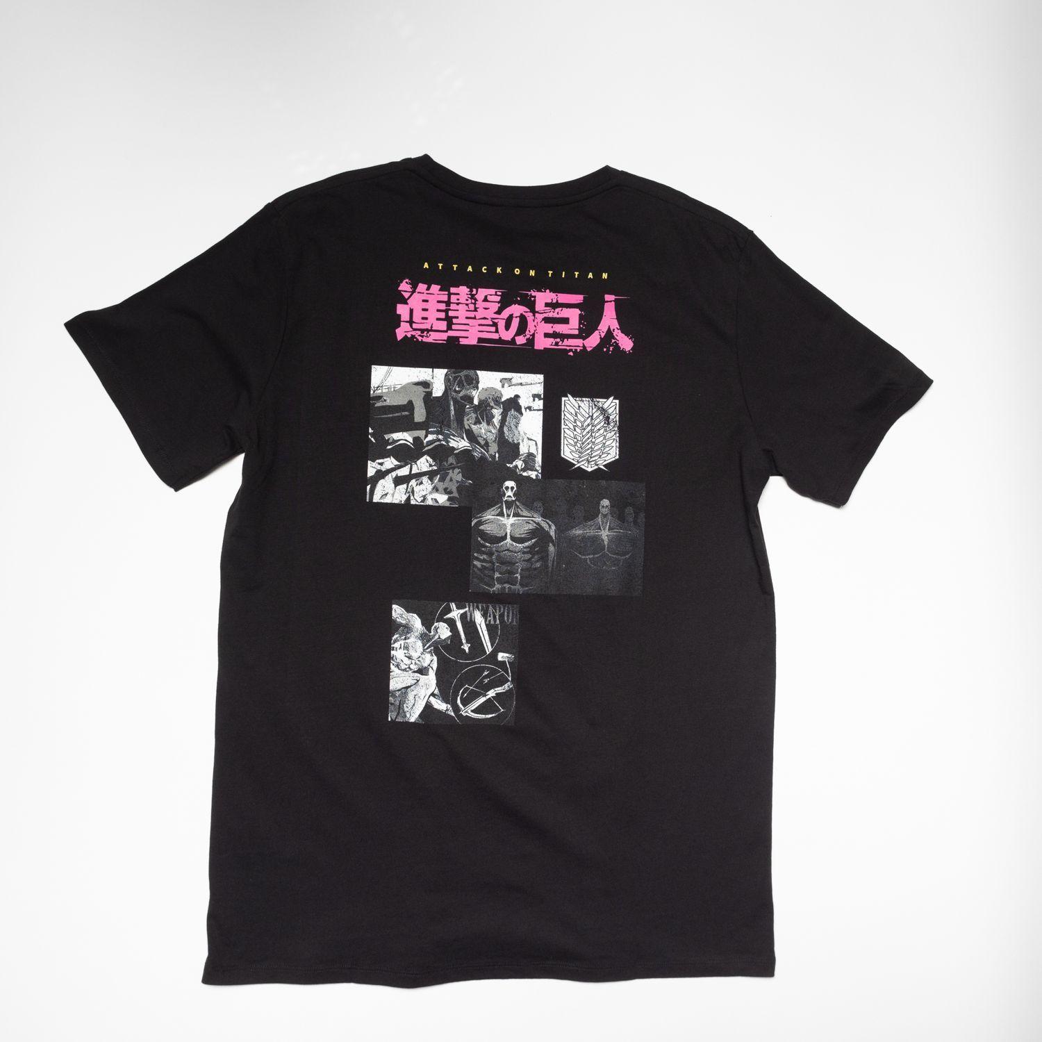 Polera Hombre YOU Attack On Titan Shingeki Negro-4
