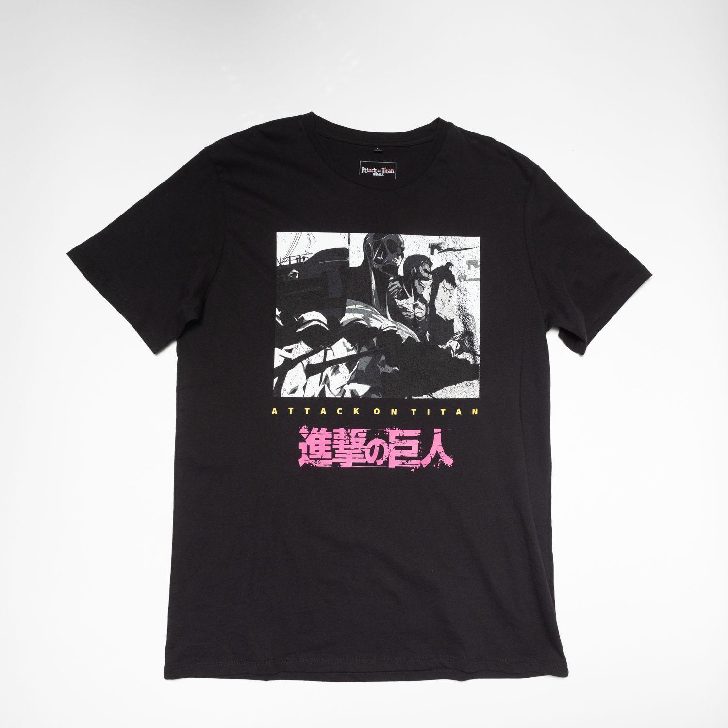 Polera Hombre YOU Attack On Titan Shingeki Negro-2