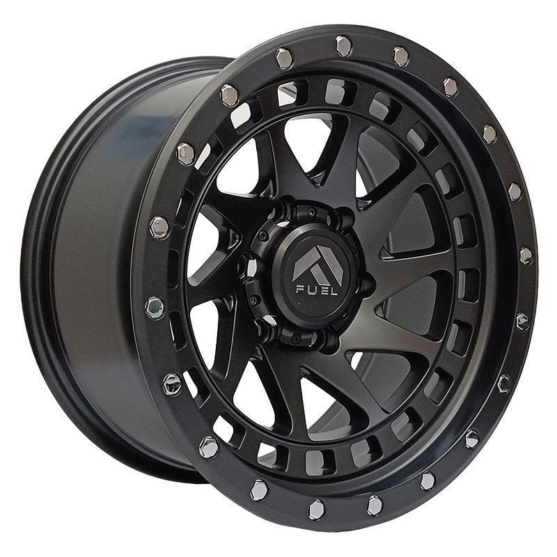 SET 4 LLANTA 17X9 6X139 ET0 FLAT-B-MR TRITON REPLICA-0