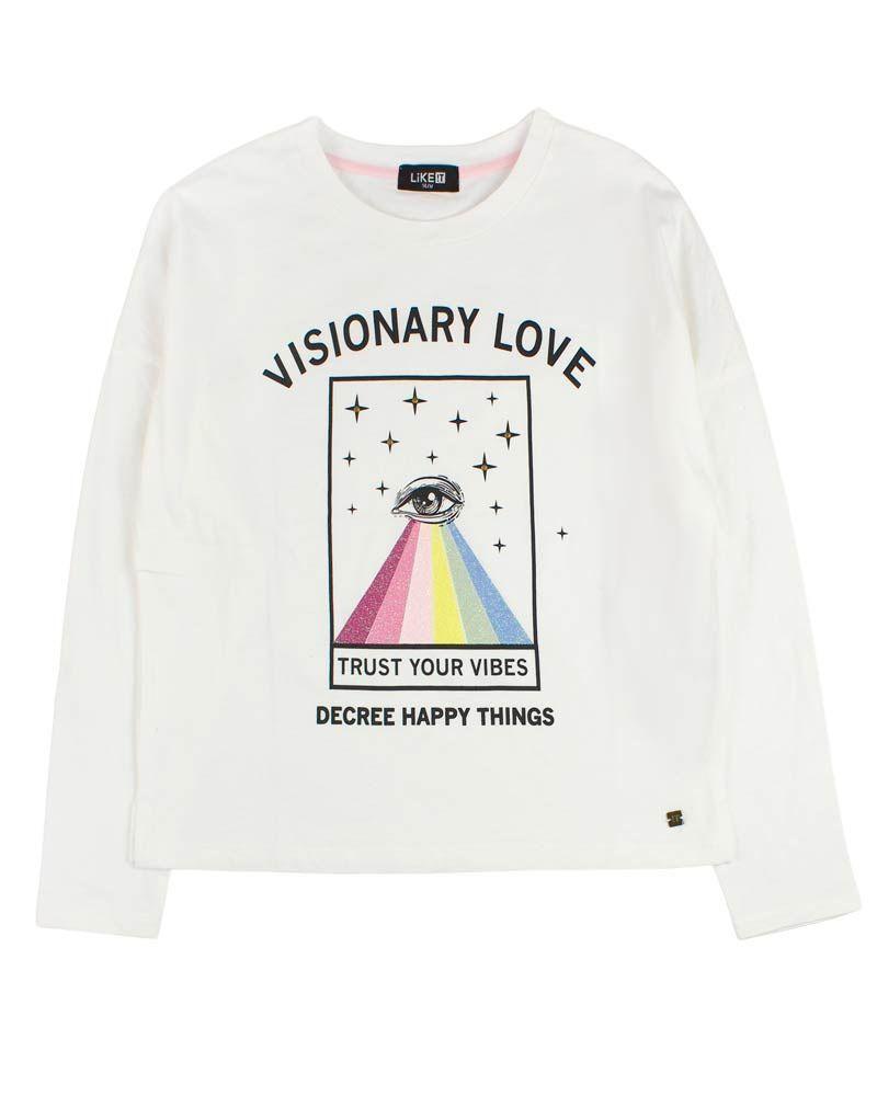 Polera Teens Niña M/Larga Retro Gym Like it-0