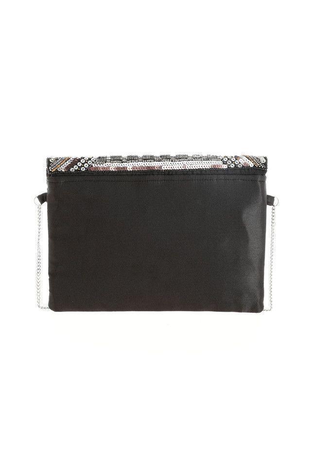 Cartera Fiesta Negra Punta Humana-1