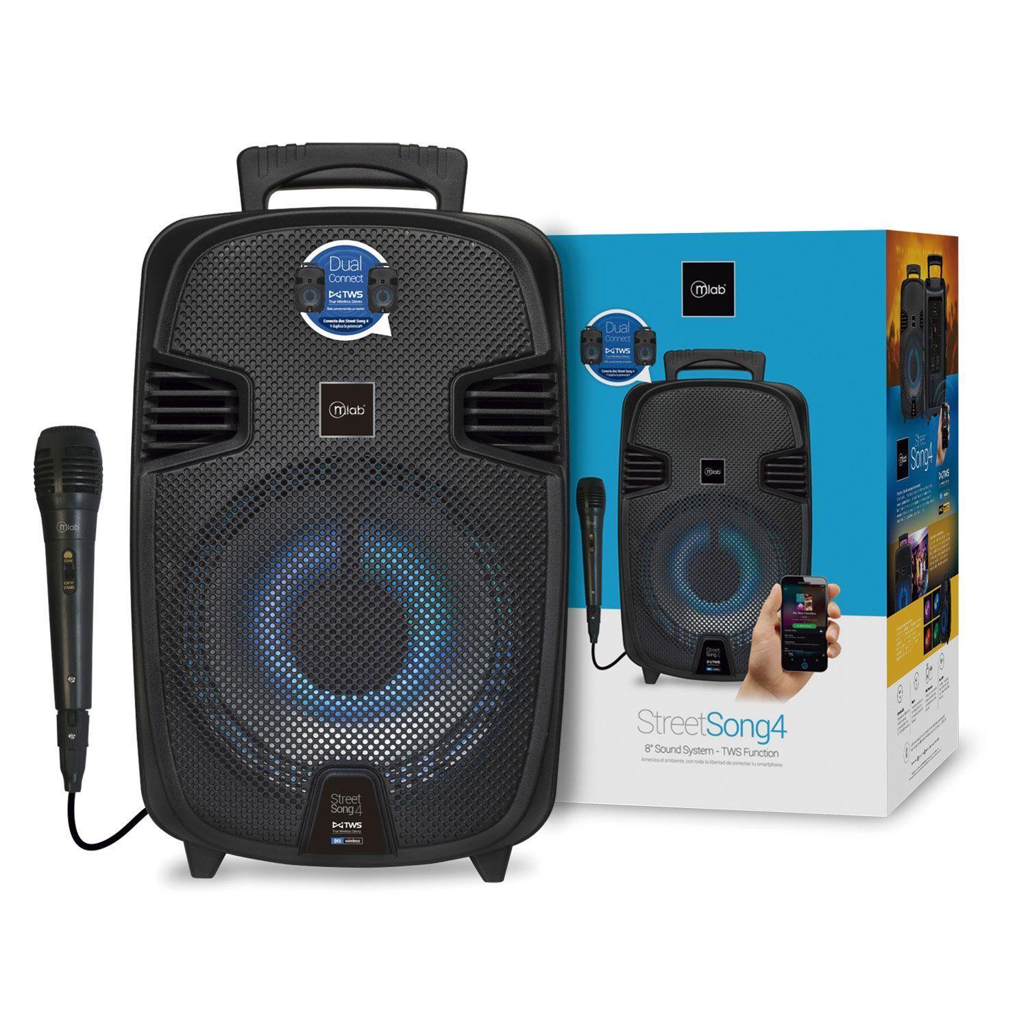 Parlante Karaoke Bluetooth Tws Street Song 8 - PuntoStore-3