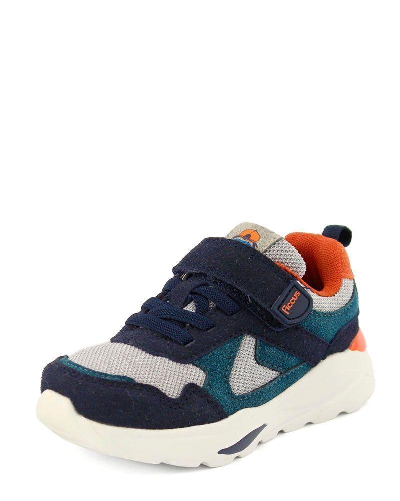 Zapatilla Sport Velcro A Caminar Niño Ficcus-0