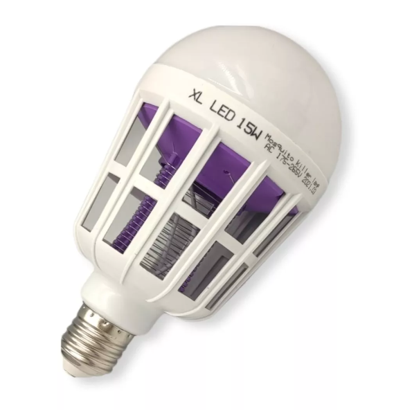 Ampolleta Led Mata Mosquito Insectos 15w -5