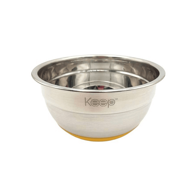 Bowl Acero Inoxidable 16cm Base Silicona Antideslizante Keep-0