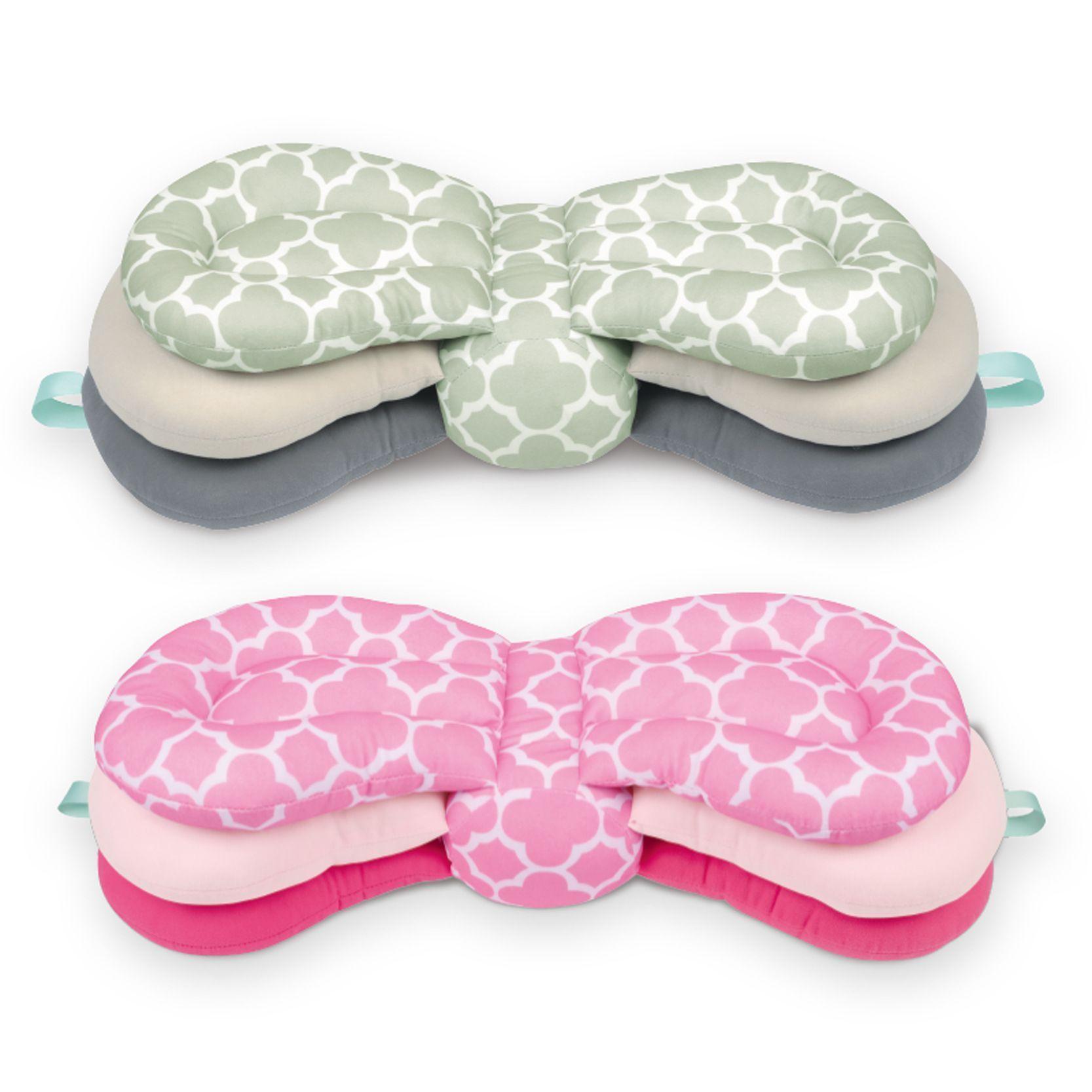 Almohada de Lactancia Rosada 3 Niveles Multiuso Para Bebés-5