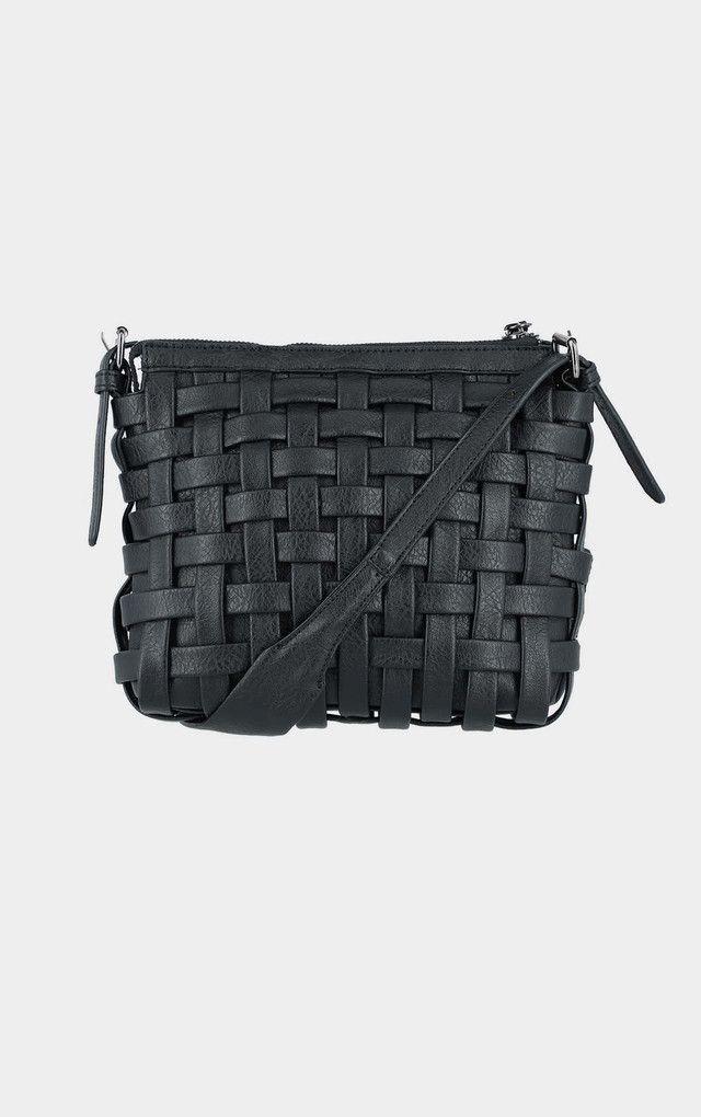 Cartera Cruzada Cross Negra Humana-1