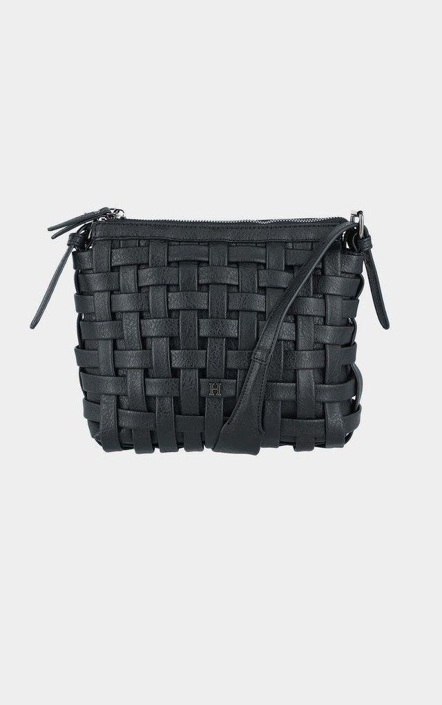 Cartera Cruzada Cross Negra Humana-0