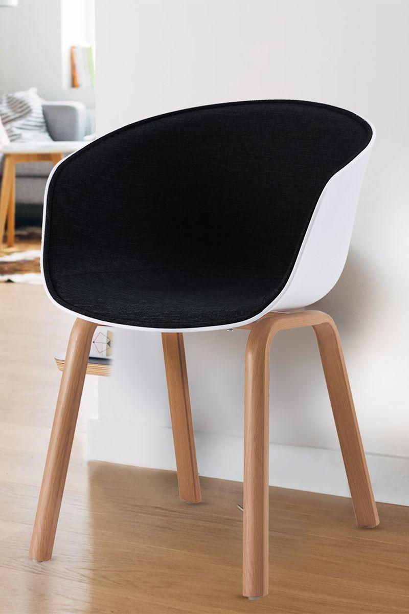 Pack 2 Silla de Comedor Sitial Adeline Negro-5