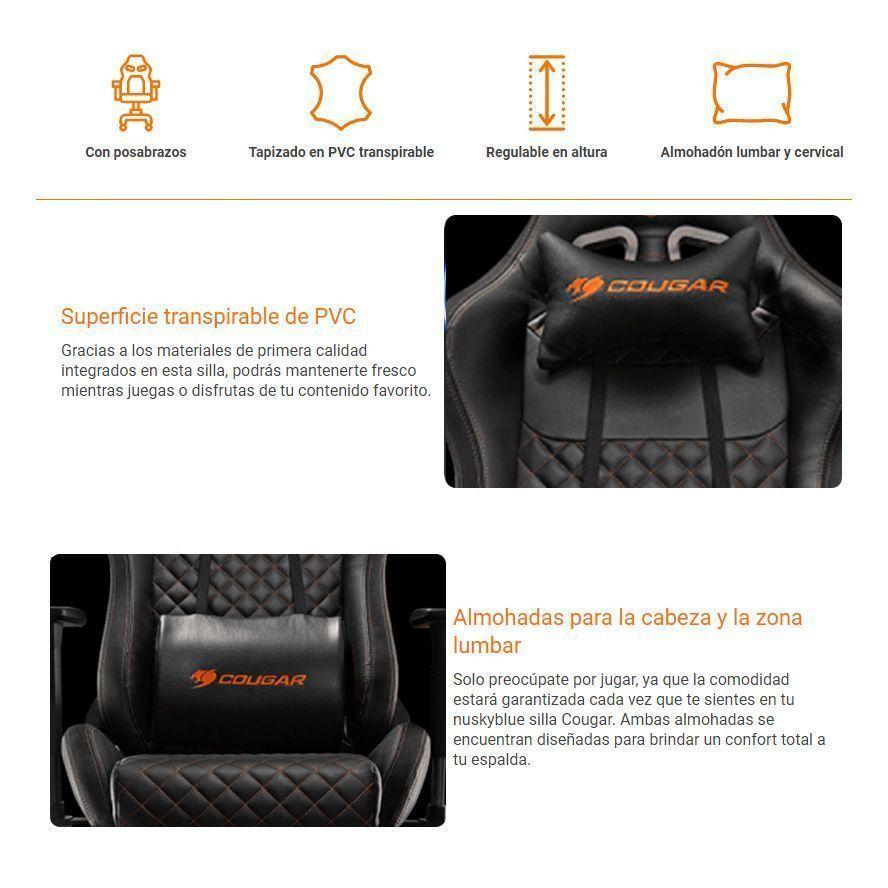 Silla Gamer Cougar Armor Pro Negro-2