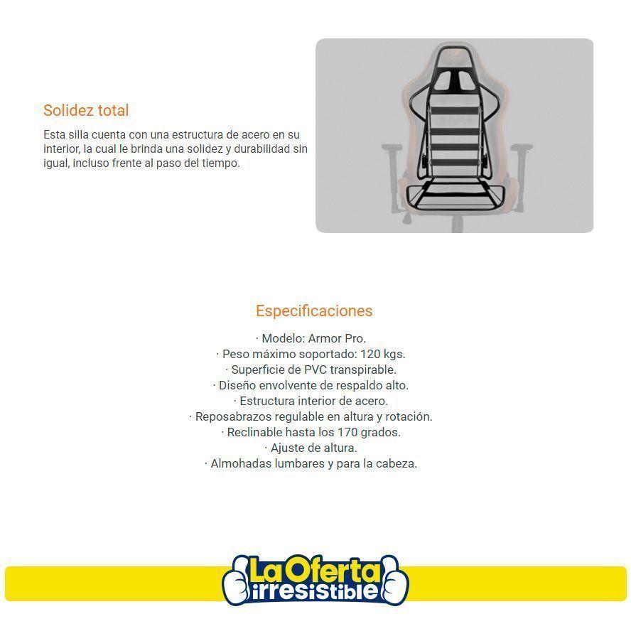 Silla Gamer Cougar Armor Pro Negro-3