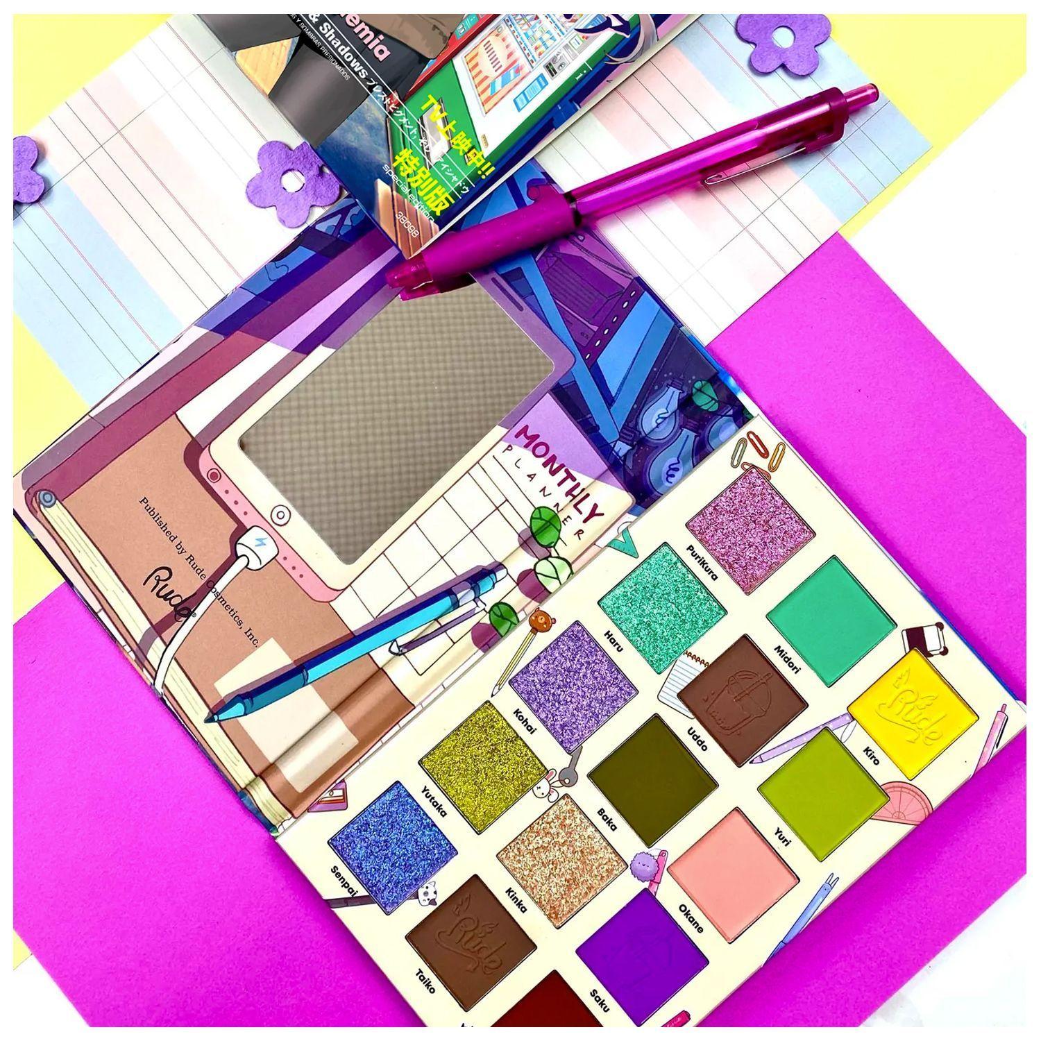 Paleta de Sombras "Attitude Academia" Rude Cosmetics-3