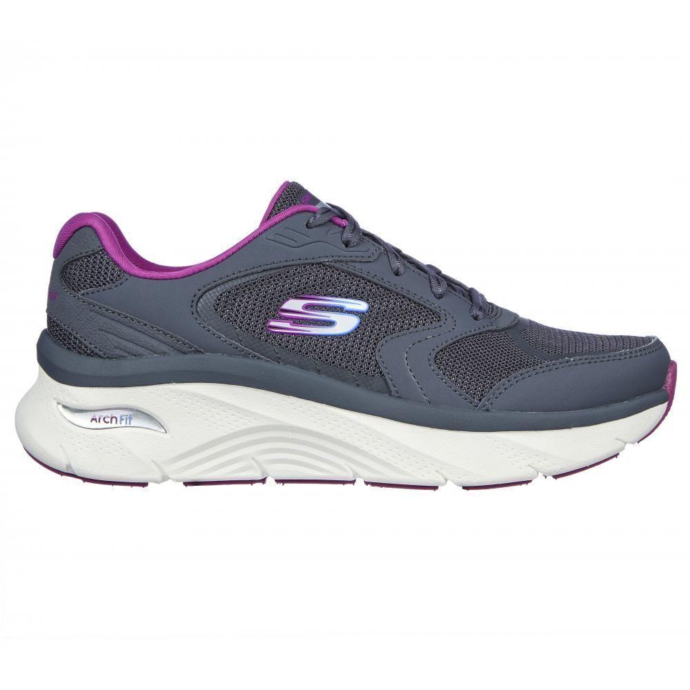 Zapatilla Mujer Arch Fit D'Lux Gris Skechers-5