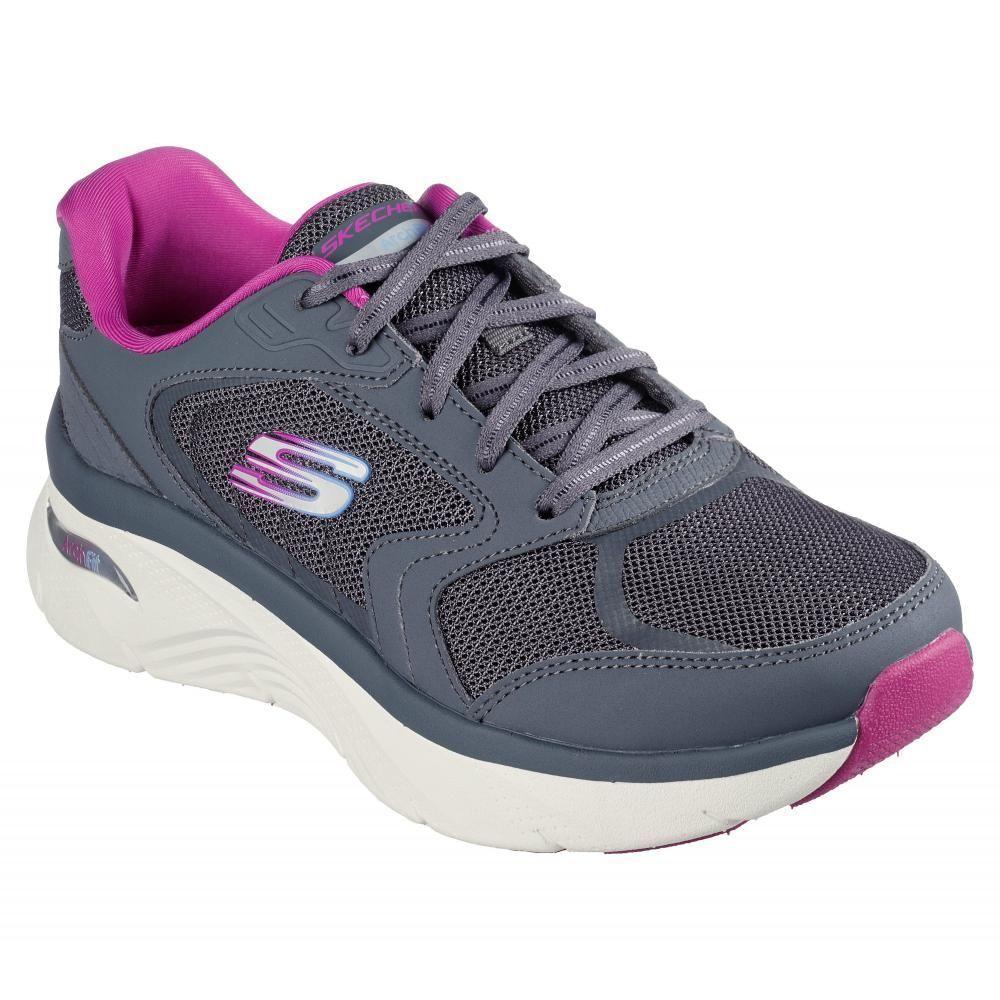 Zapatilla Mujer Arch Fit D'Lux Gris Skechers-0