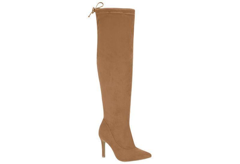 Bota Mujer Gamuza Café 3049-241- Vizzano-0