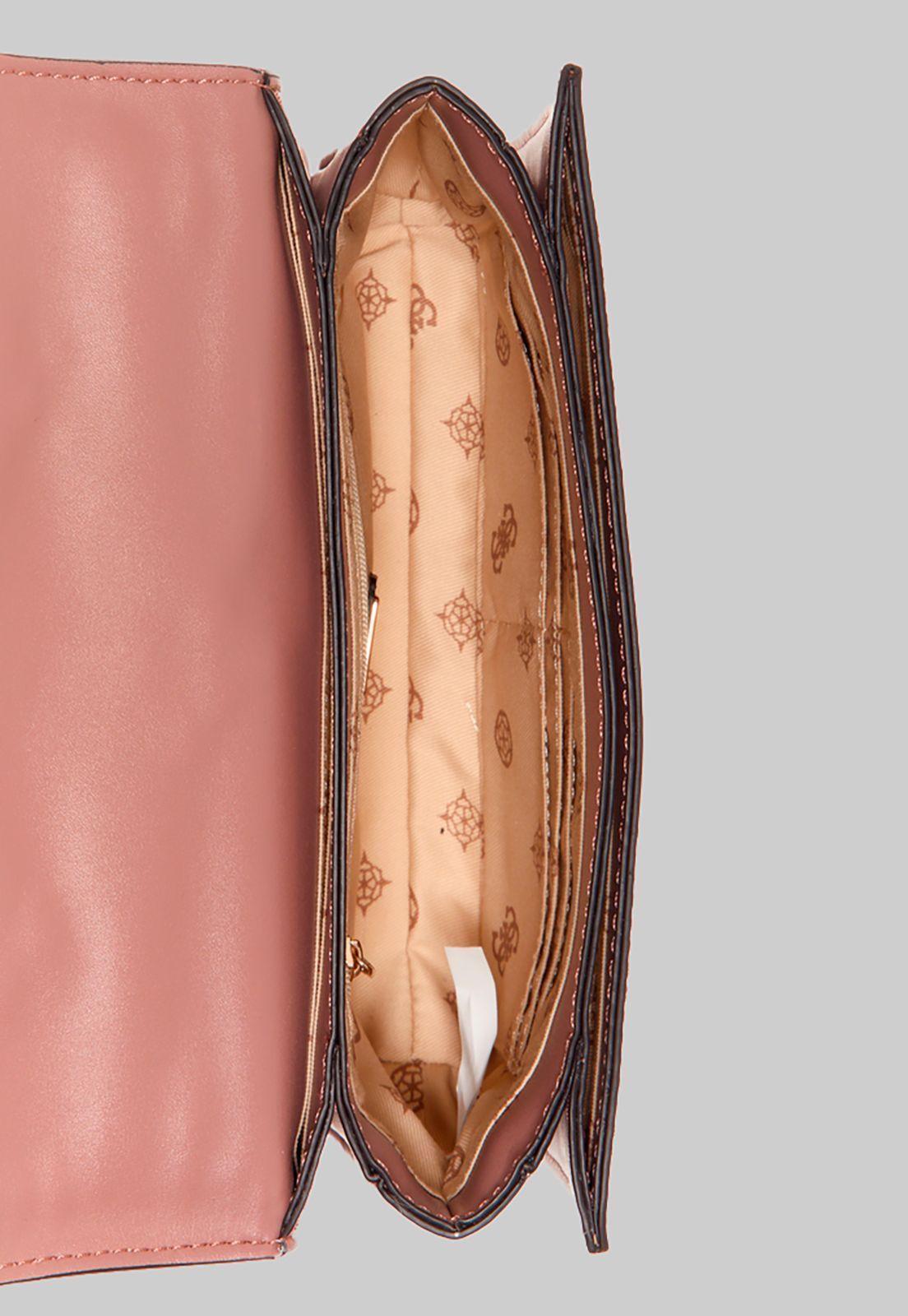 Cartera Abey Crossbody Flap Rwo Rosado Guess-3