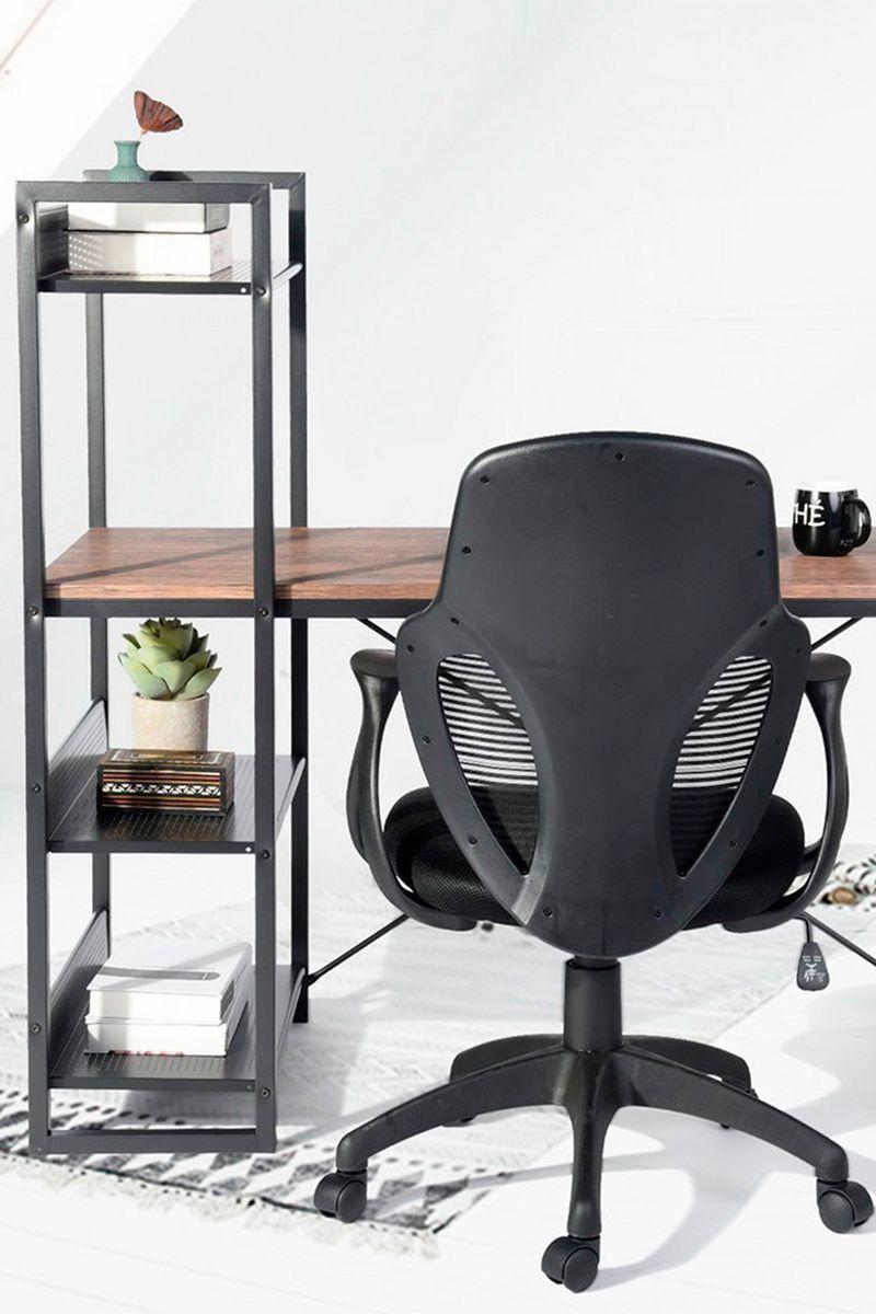 Escritorio Alaska 124x54,6x120 cm Café-5