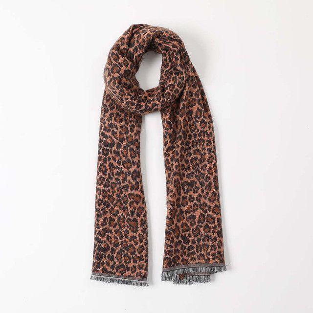 Pañuelo Jacquard Café Cheetah Humana-0