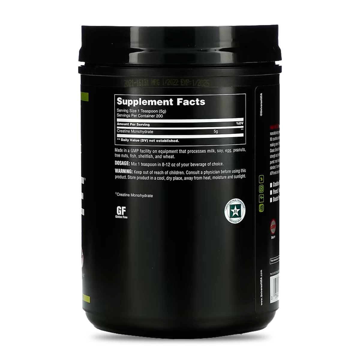 CREATINA MONOHIDRATO 1KG - UNIVERSAL NUTRITION-1