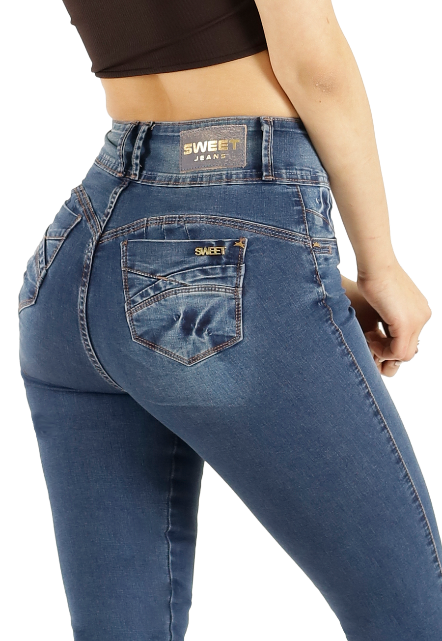 Jeans Sweet Italia Azul Mujer -3