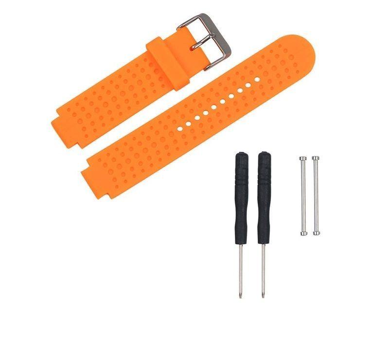 Correa Compatible Garmin Forerunner 230-235-630-220-620 Naranja-0