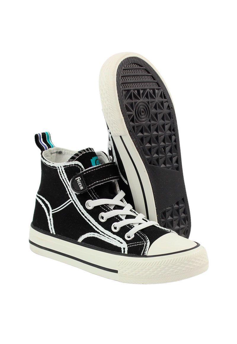 Zapatilla urbana caña velcro a correr niño 932-3