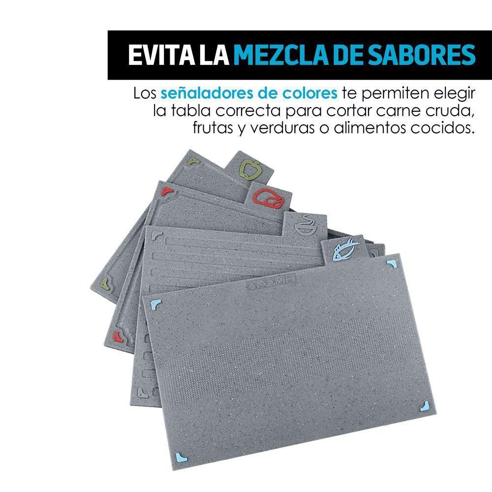 Tablas De Picoteo Cocina Picar Cortar 4 Piezas Frutas Carnes-3