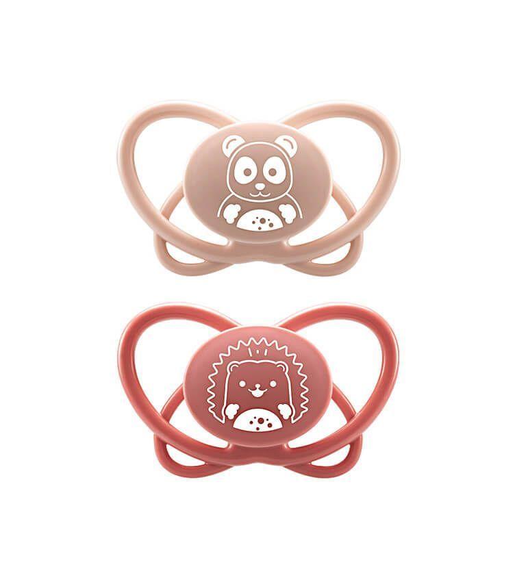 Chupetes My Butterfly, Silicona 5-18 Meses 2 Unidades, Rojo-0