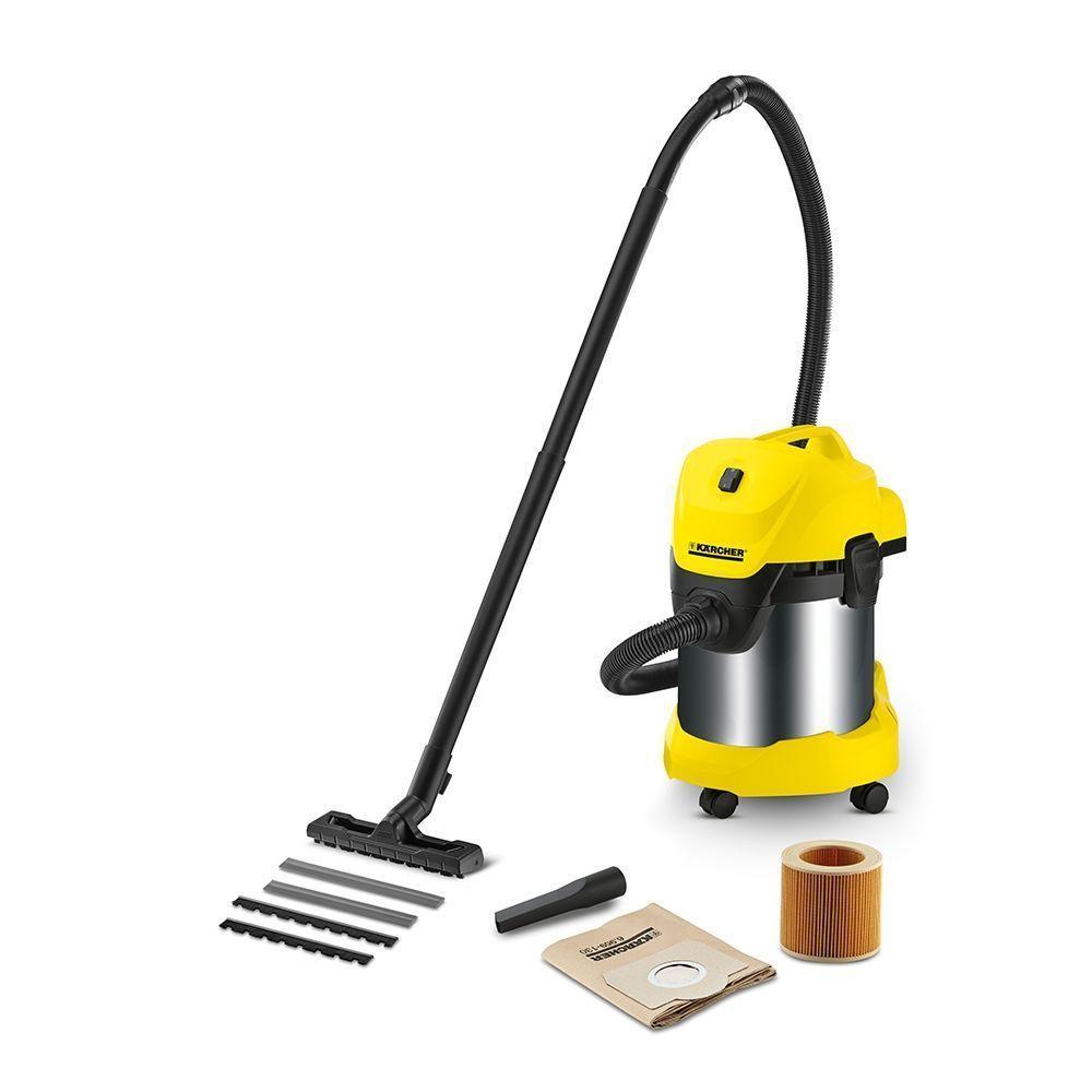 Aspiradora Polvo y Agua Karcher WD3 Premium 17 lts Amarilla-1