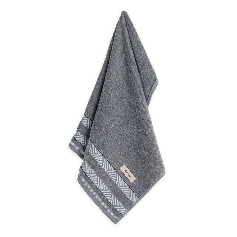 Toalla de mano Karsten San Lui 400gr 48 x 70 cm Gris-1