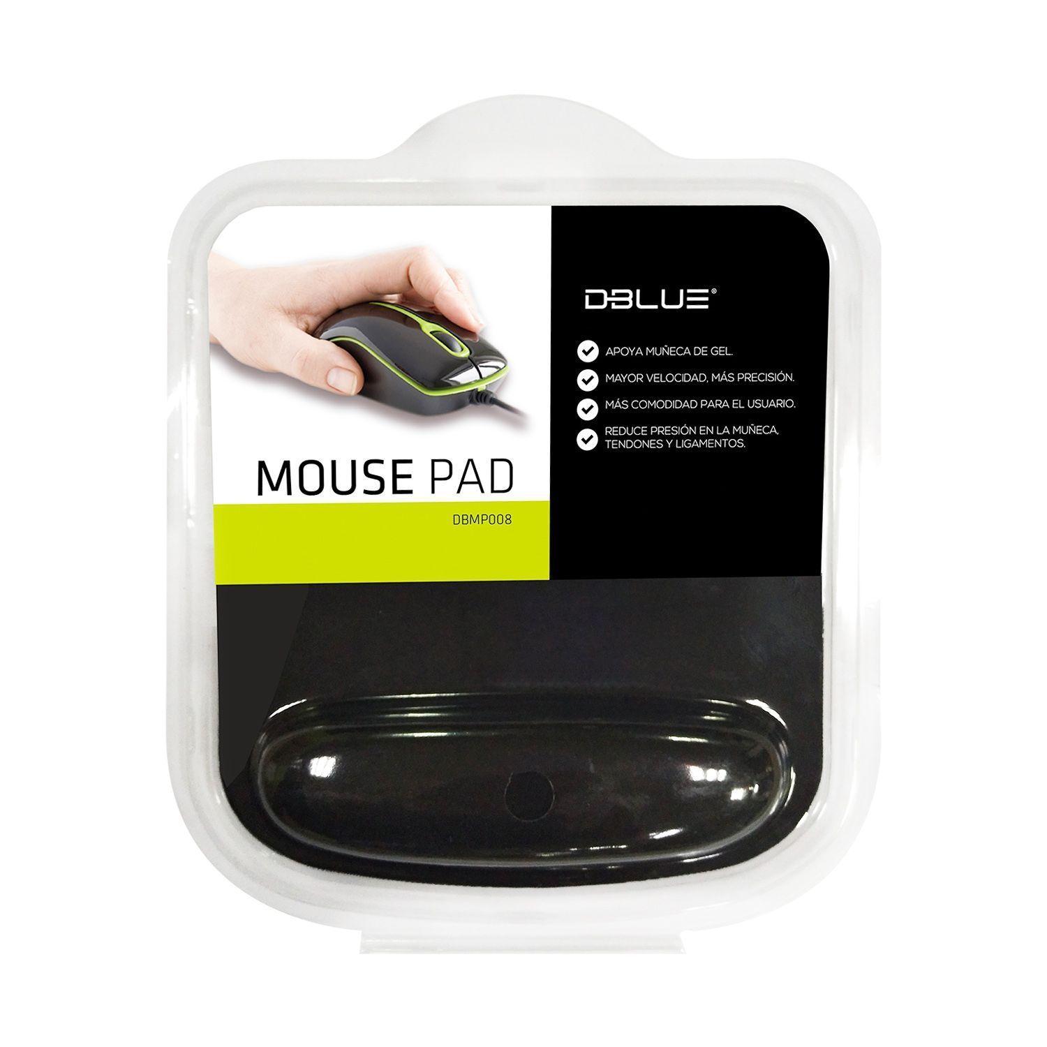 Mouse Pad Ambidiestro Gel Con Apoya Muñeca Dblue-2