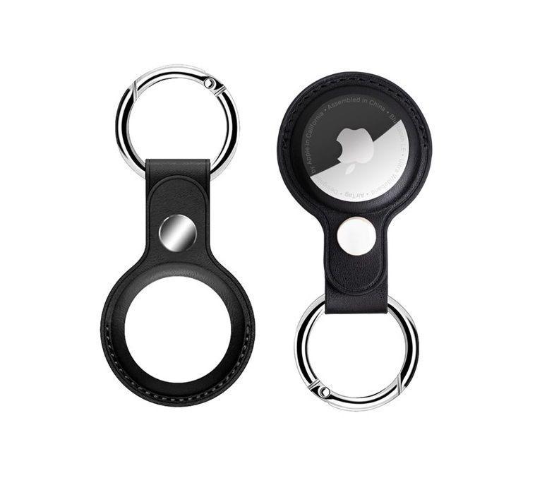 Funda Compatible Apple Airtag Localizador Perro Gato Negro-1