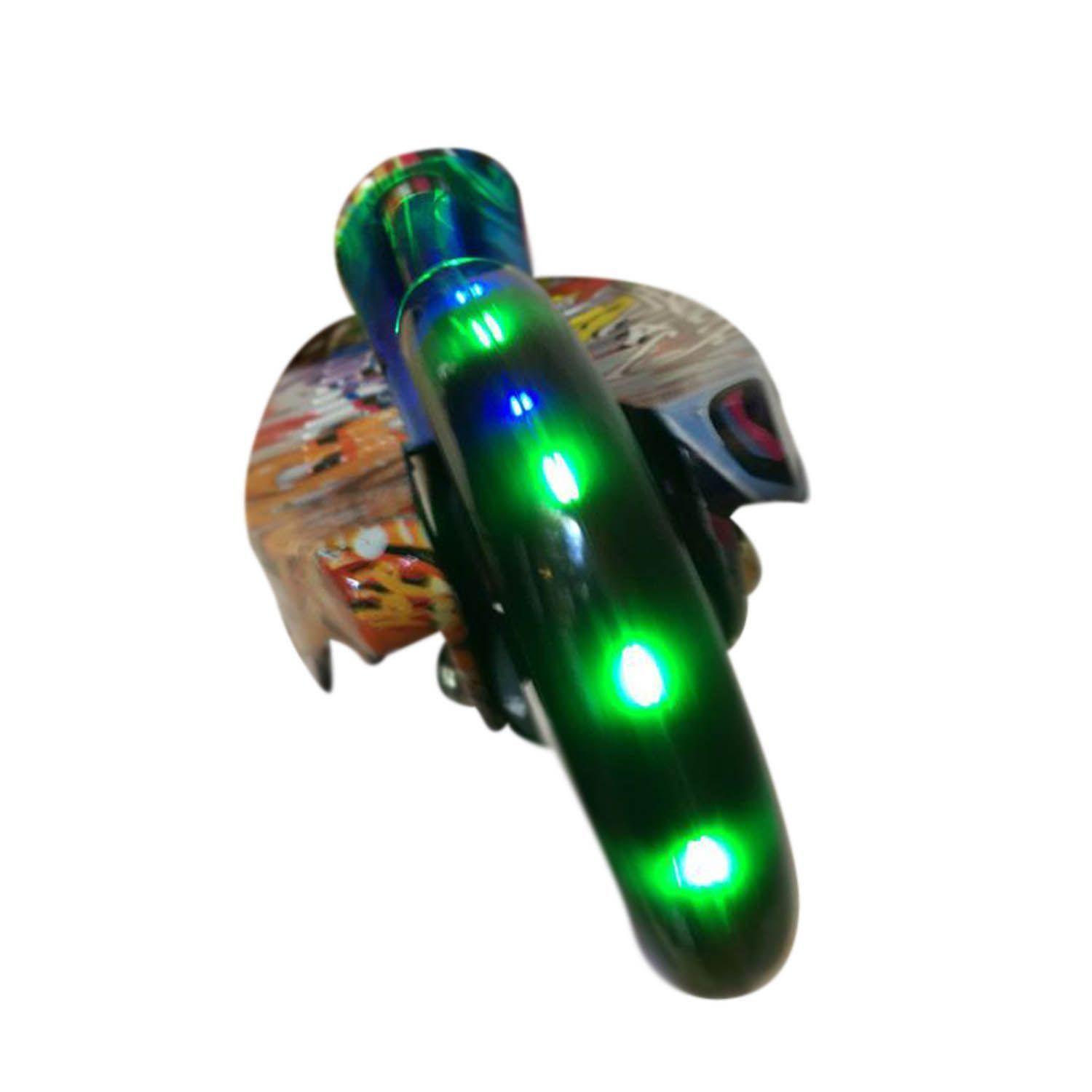 Scooter Monopatin Ajustable Para Niños Ruedas Con luz Led-3