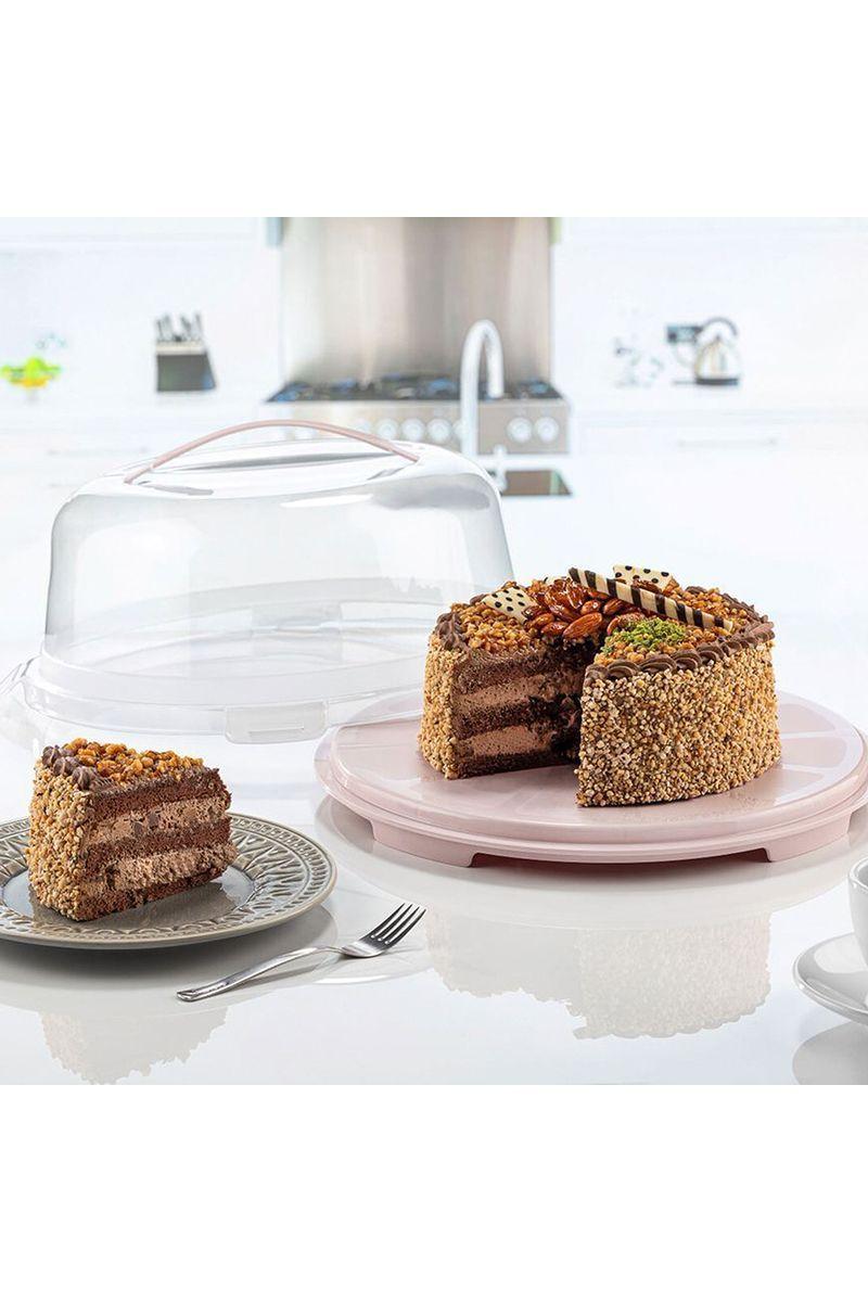 Porta Torta 33cm Rosado-1