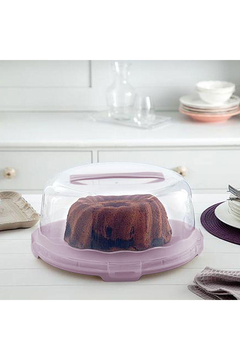 Porta Torta 33cm Rosado-5