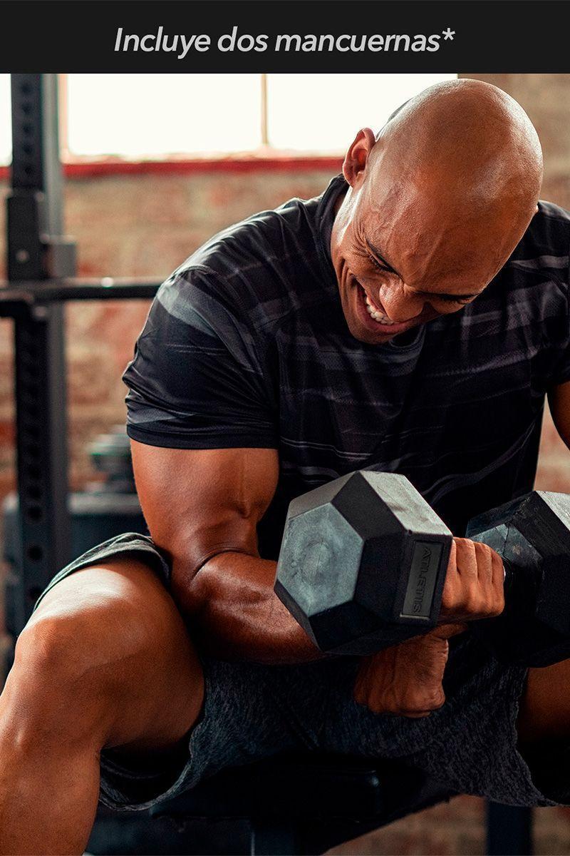 Mancuerna Hexagonal 15 Kg Negro-1