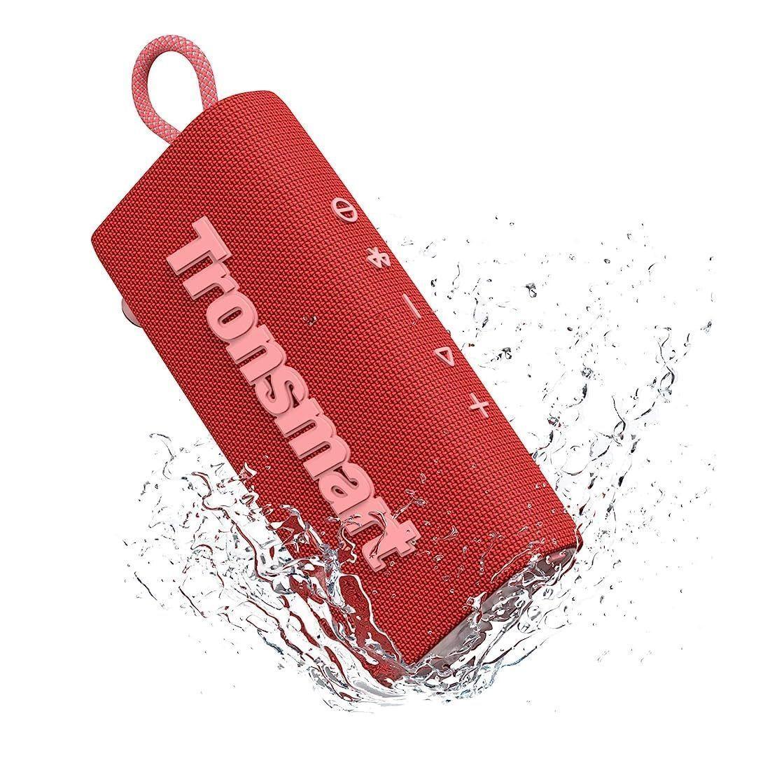 Tronsmart Trip Parlante Bluetooth impermeable IPX7 10W SoundPulse - rojo-3