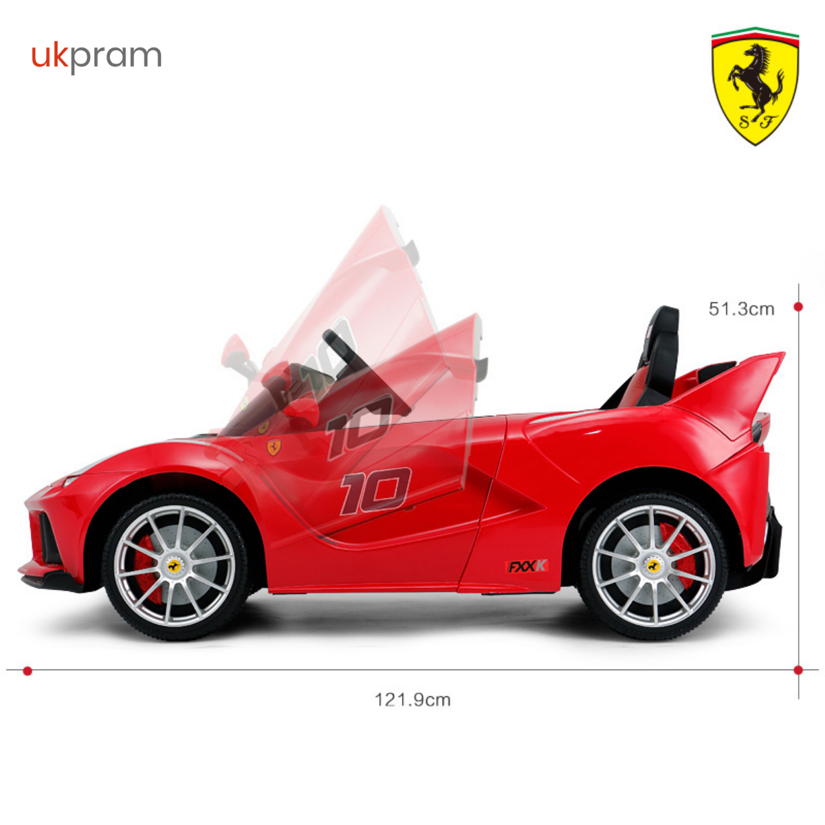 AUTO A BATERIA FERRARI FXXK | UKPRAM-5
