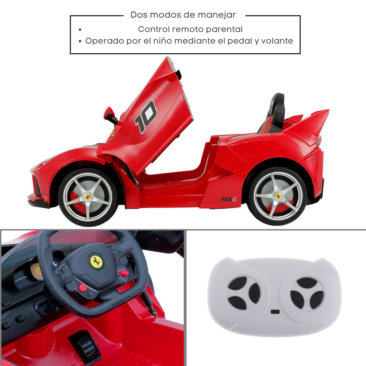 AUTO A BATERIA FERRARI FXXK | UKPRAM-3