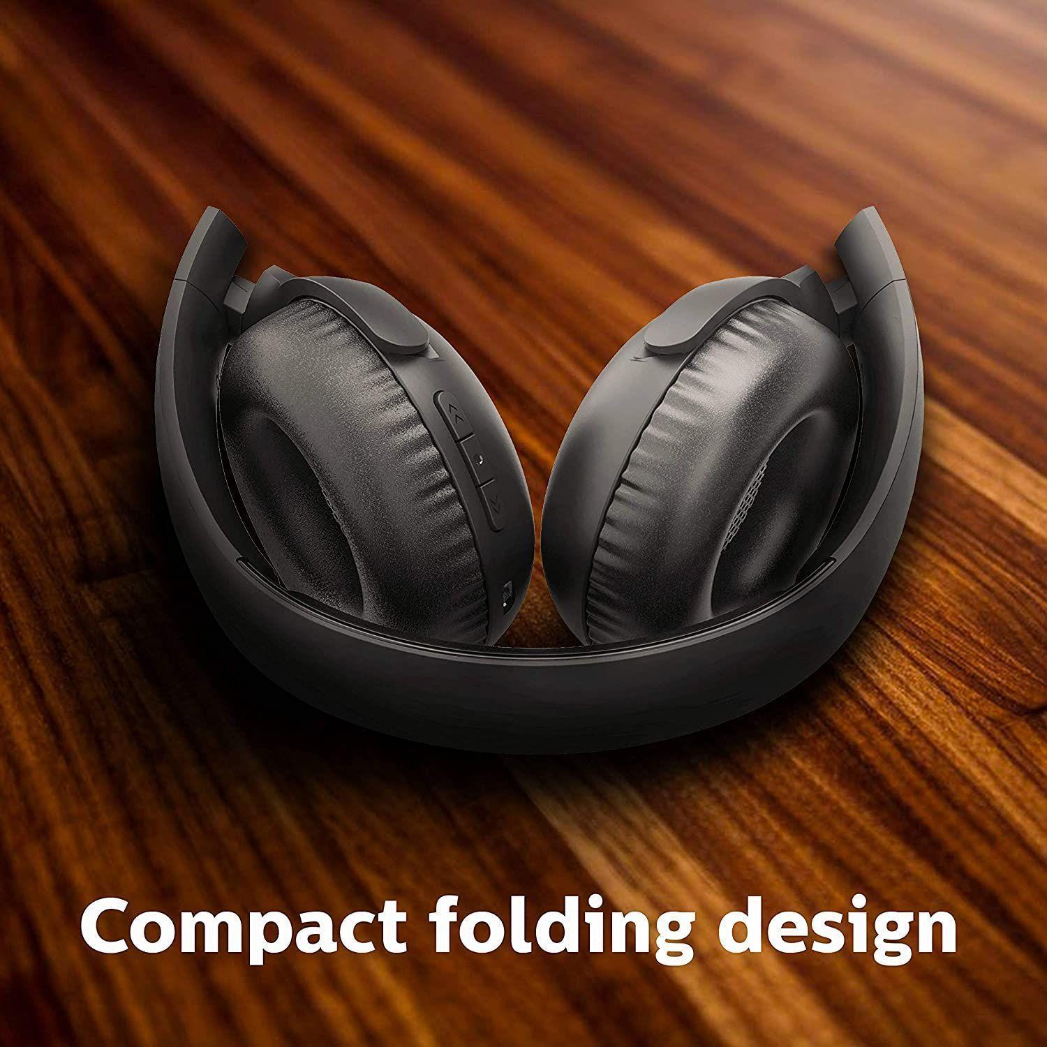 Audífonos Bluetooth Philips Plegable 15h Autonomía TAUH202BK-13