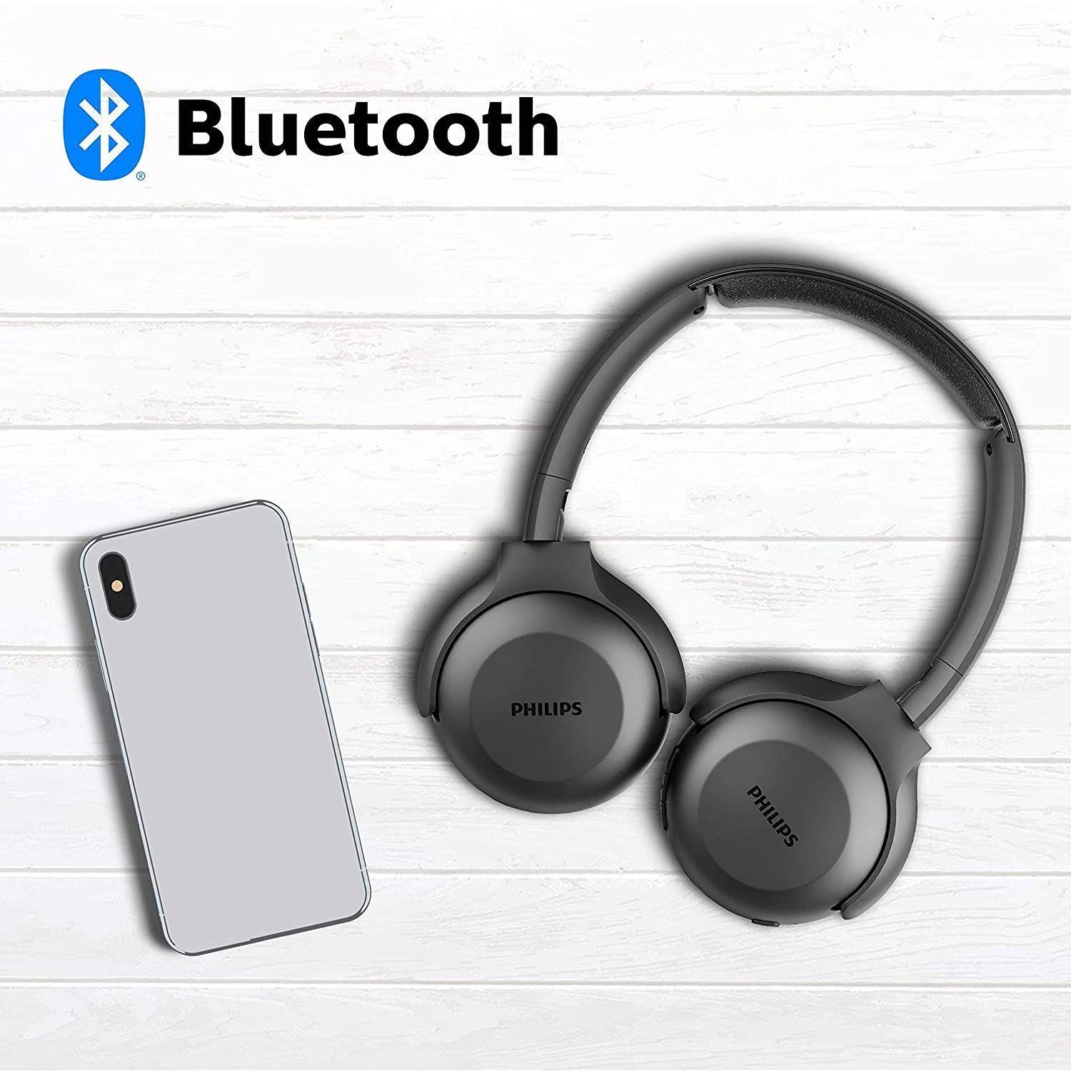 Audífonos Bluetooth Philips Plegable 15h Autonomía TAUH202BK-10