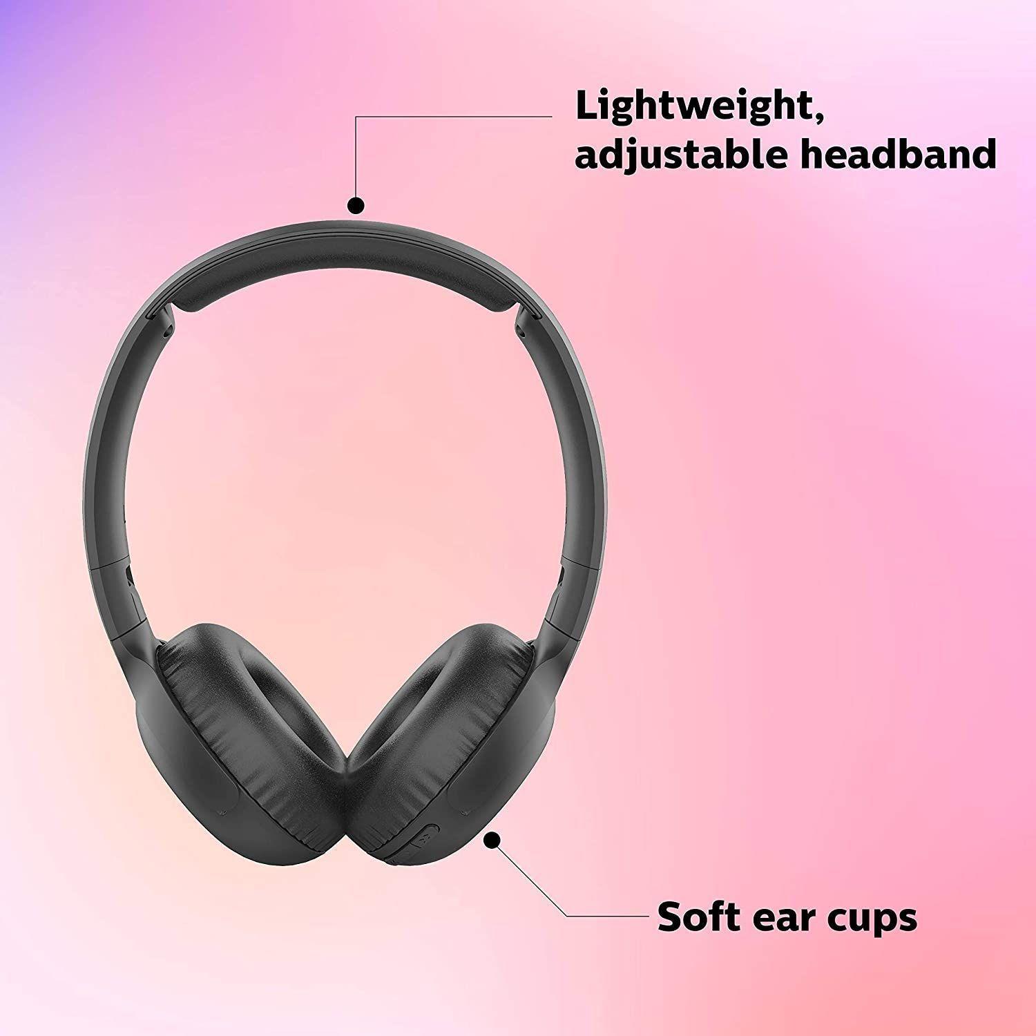 Audífonos Bluetooth Philips Plegable 15h Autonomía TAUH202BK-12