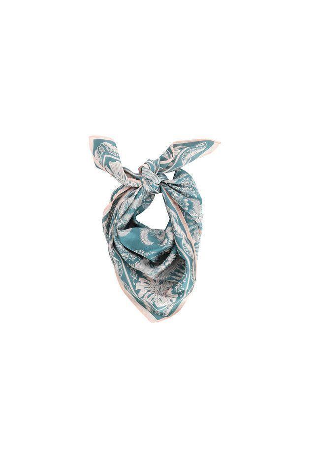Pañuelo Bandana Turquesa Multi Organic Nature Victorian Humana-0