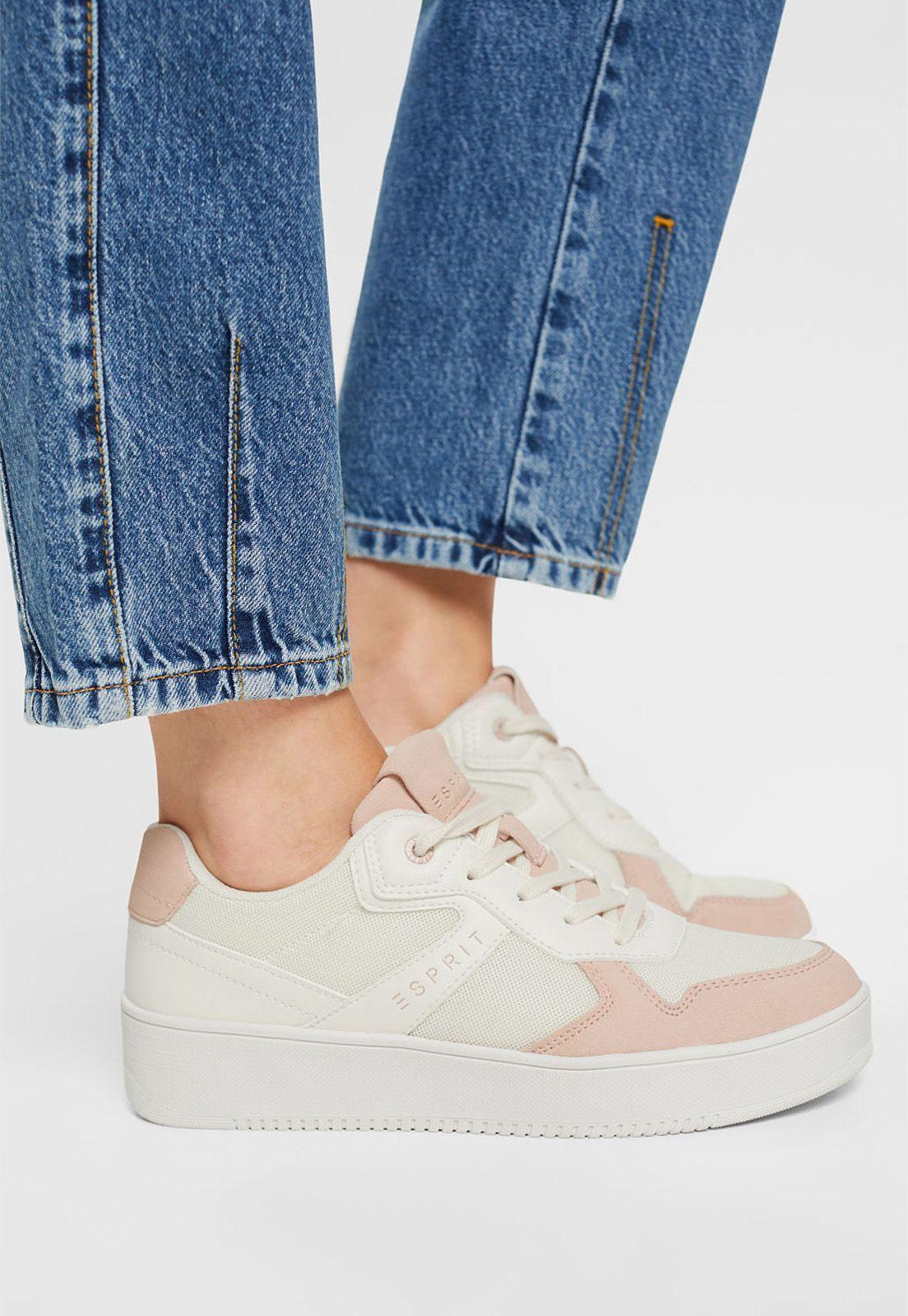 Zapatillas Con Suela De Plataforma Mujer Esprit Azul marino-3