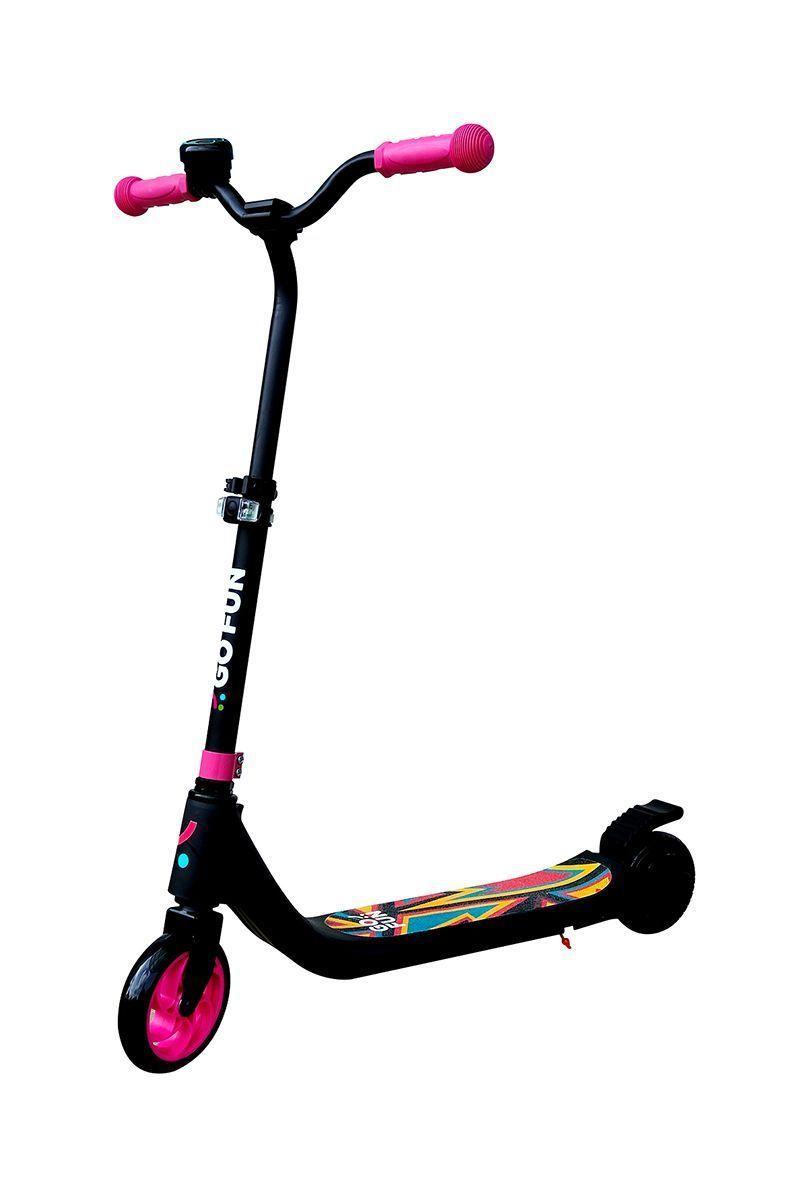 Scooter Eléctrico 12 Km/h Go Fun Fucsia-0