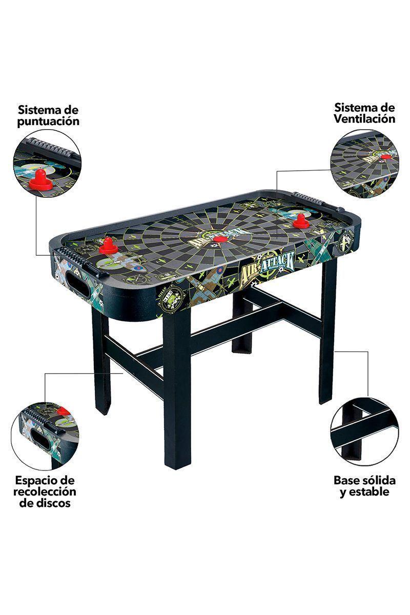 Mesa Air Hockey 82x54,5x115 cm Negro-4