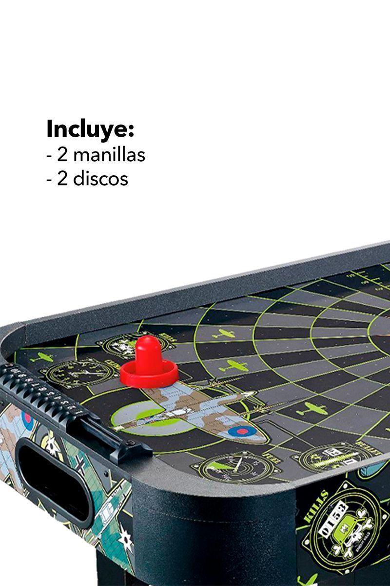 Mesa Air Hockey 82x54,5x115 cm Negro-3